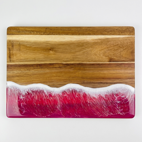Handmade Ocean Acacia Wood Cutting Board